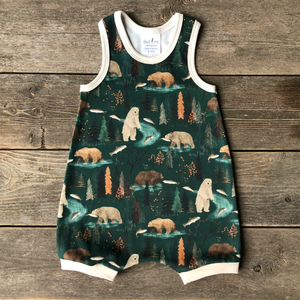 Fishing Bears Romper