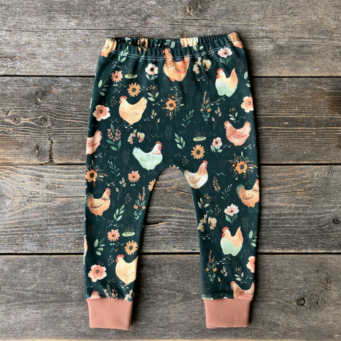 Farmyard Chickens Leggings